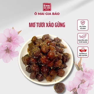 Ô mai xí muội mơ tươi xào gừng gia truyền