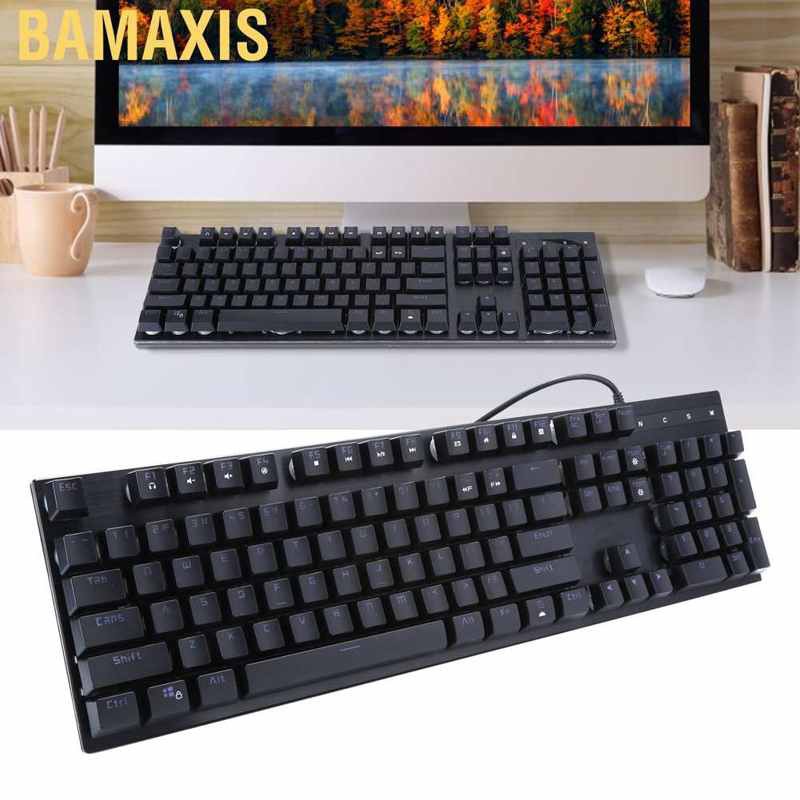 Bàn Phím Cơ Chơi Game Bamaxis Có Dây Kết Nối Usb