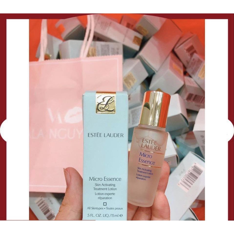 [AUTH- Mini size] Estee Lauder Nước Thần Micro Essence Dưỡng Da Siêu Mịn 15ml- 30ml