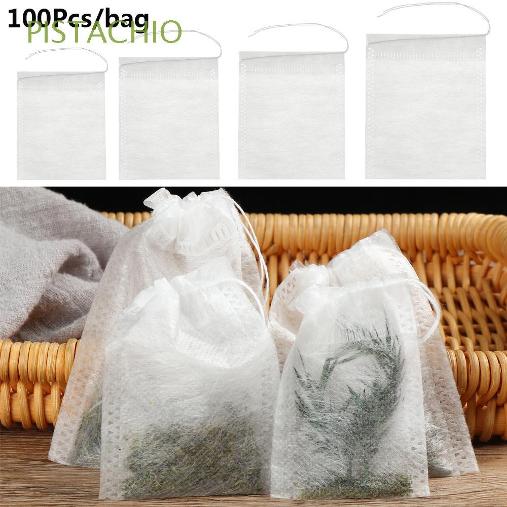 Set 100 Túi Lọc Trà Bằng Sợi Ngô Tiện Dụng