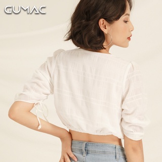 Áo croptop rút tay AA817 GUMAC