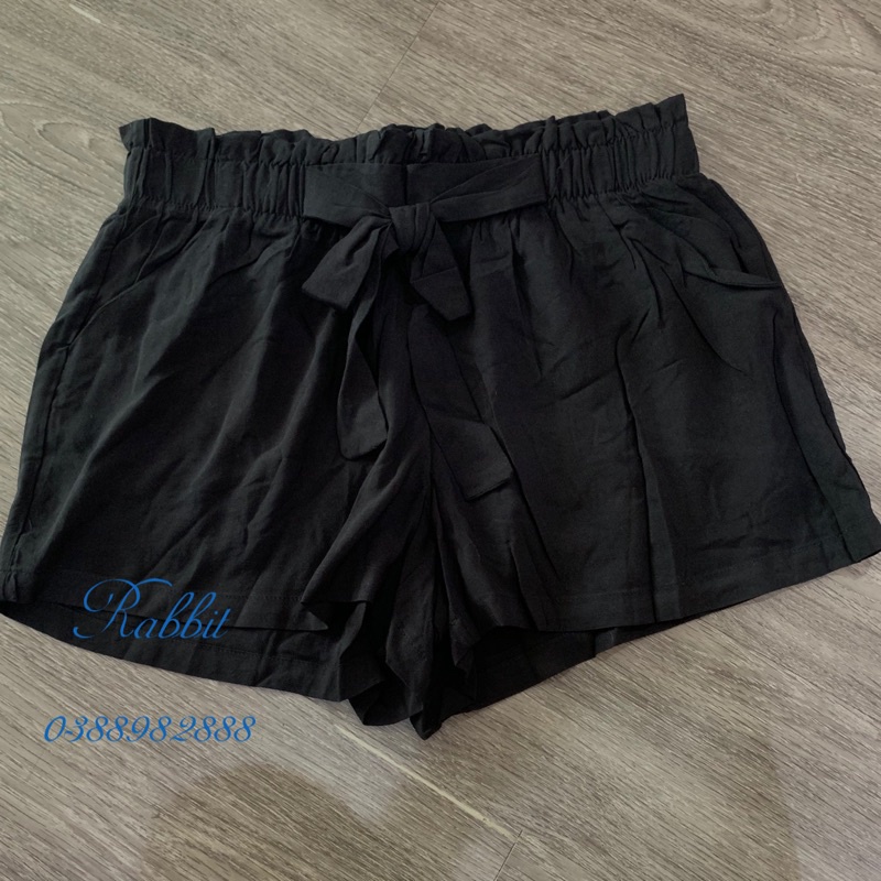 Quần rayon đen cho mẹ - RABBITSHOP
