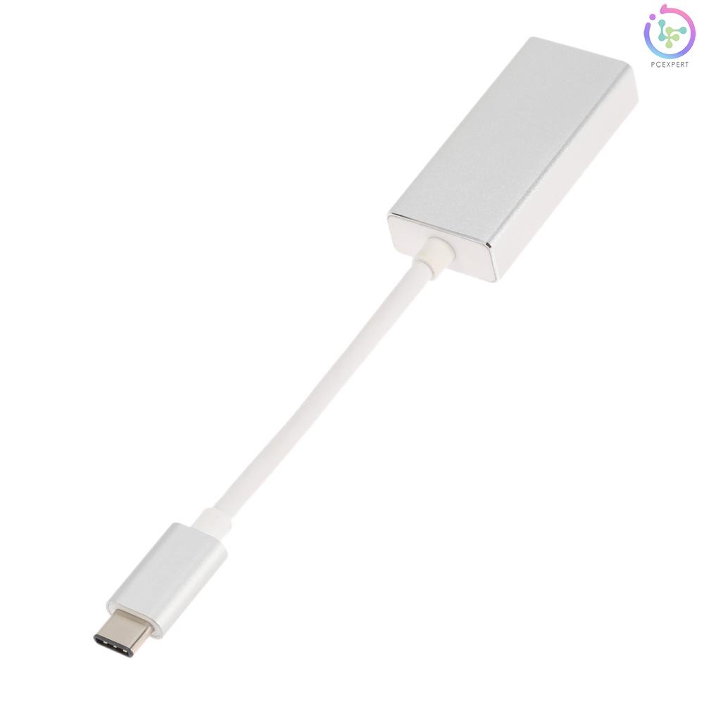 USB 3.1 Type-C to Mini DisplayPort MDP Mini DP 1080p HDTV Hub Adapter Data Cable Replacement for New MacBook 12