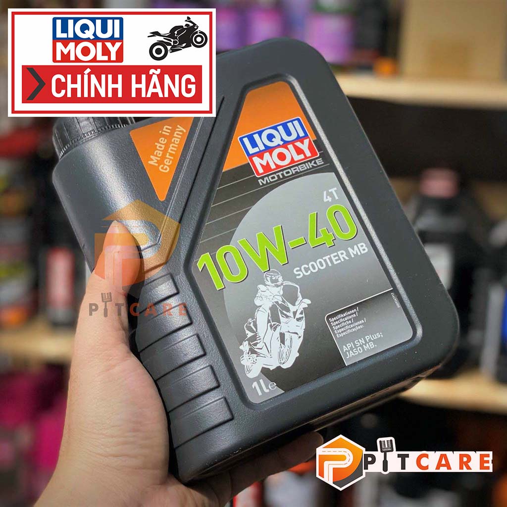 Nhớt Xe Tay Ga Liqui Moly Scooter 10W40 20832 1Lít Cao Cấp Nhập Khẩu Chính Hãng Chuyên Dụng Cho Xe Tay Ga