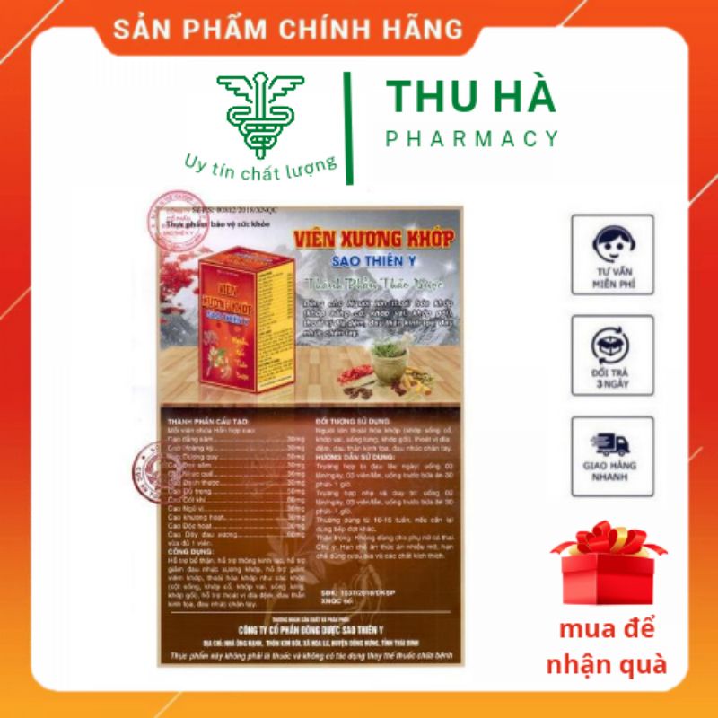 Viên xương khớp sao thiên y