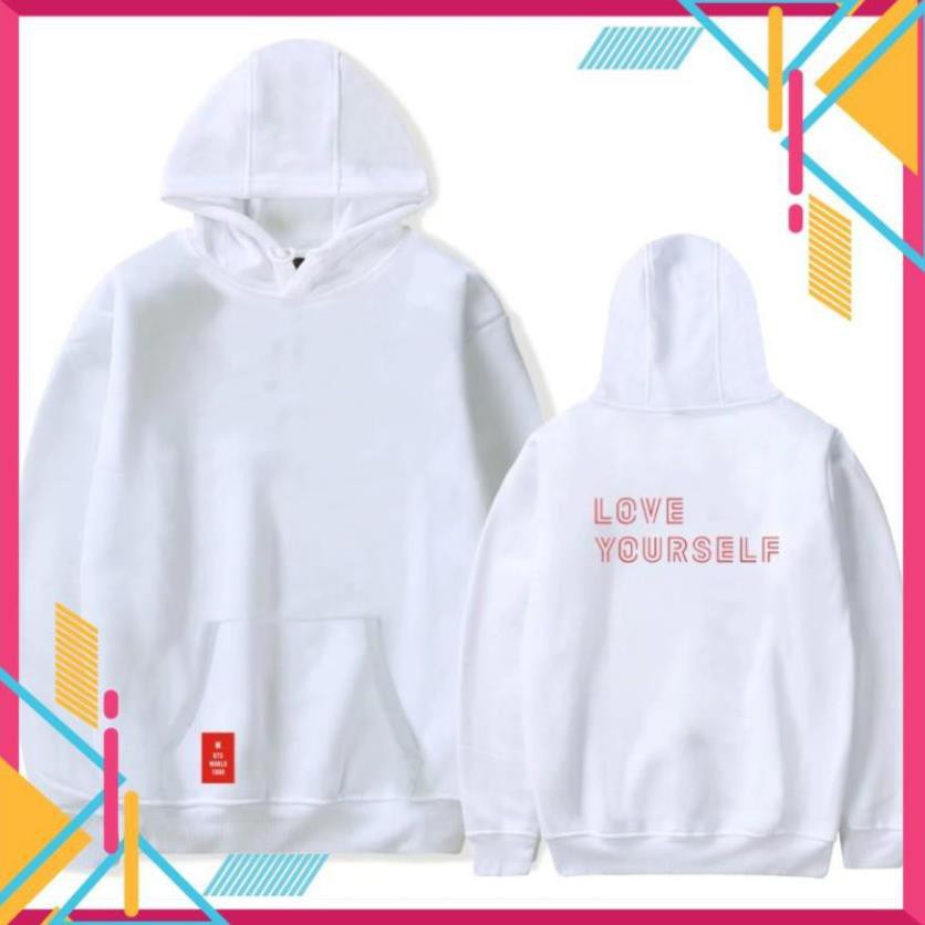 [SALE SỐC] ✔️ Áo Hoodie LOVE YOURSELF WORLD TOUR BTS