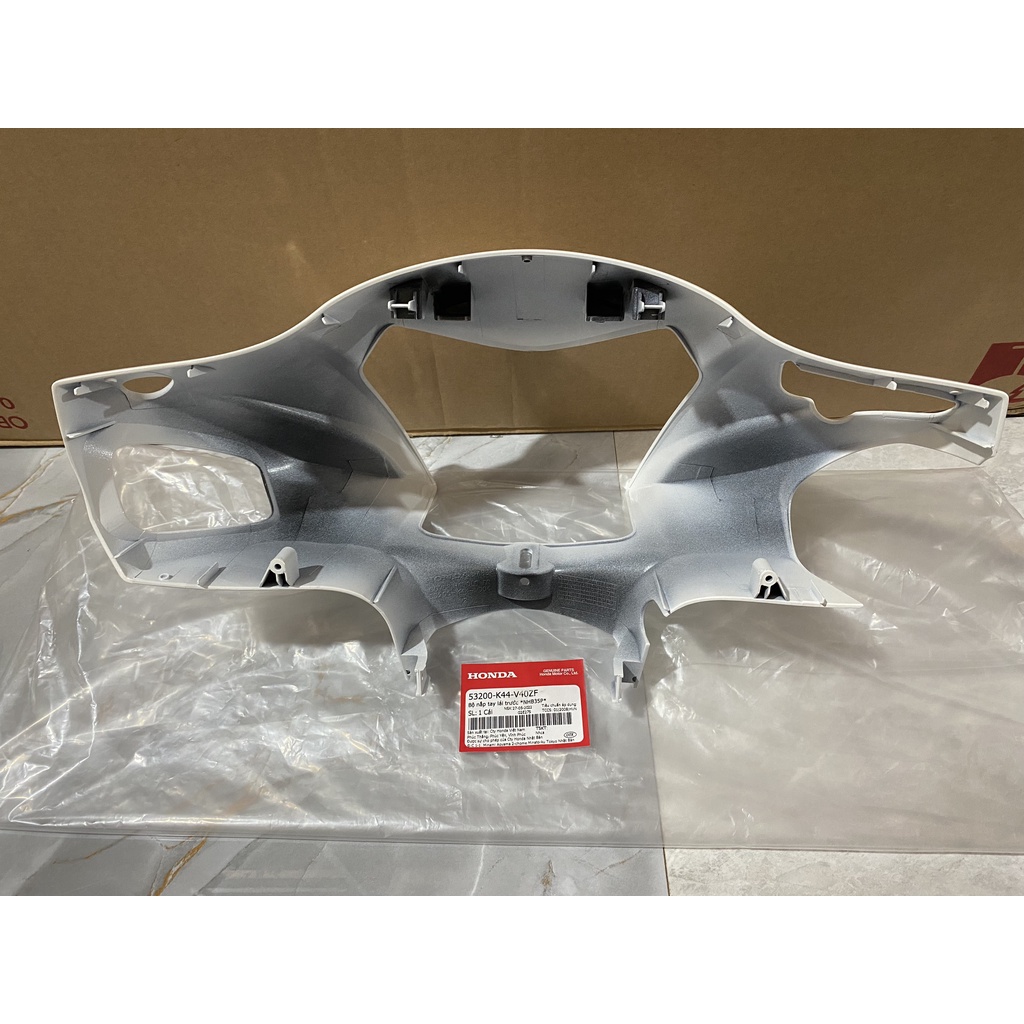 Nắp ốp tay lái trước - bàn thờ HONDA VISION năm 2014-2016-2018-2020 màu Trắng. *NHB35P* 53200K44V40ZF