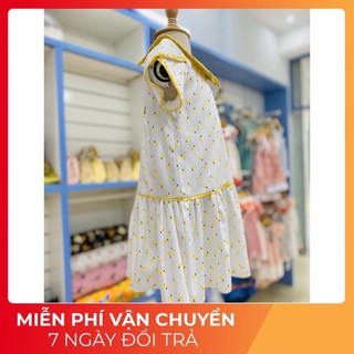 [FreeShip – Hàng cao cấp]  Váy thiết kế cổ lệch nơ