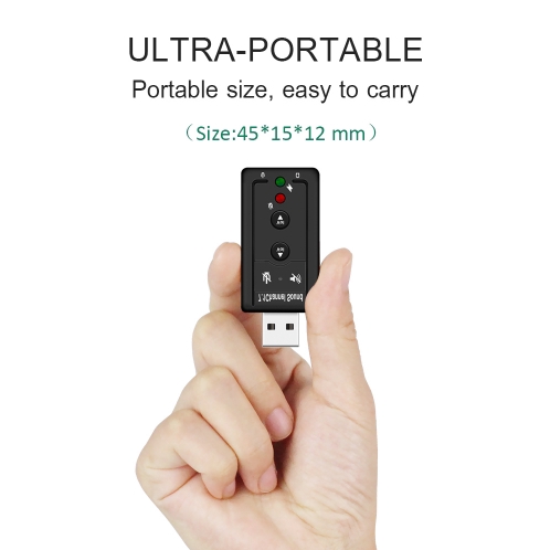 USB âm thanh 7.1 ch 3D chất lượng cao
