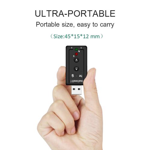 USB âm thanh 7.1 ch 3D chất lượng cao