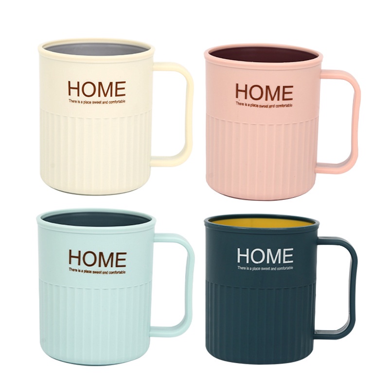 Cốc đánh răng chữ Home cao cấp có quai