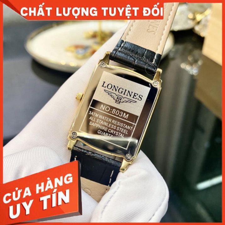 Đồng Hồ Nữ longines Sapphire LG025A Case 28mm Mặt Chữ Nhật Máy Pin Nhật