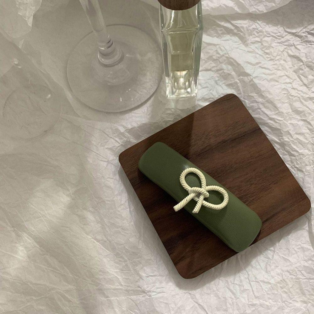 Kẹp Tóc Bằng PU Phong Cách Retro Thanh Lịch Dành Cho Nữ