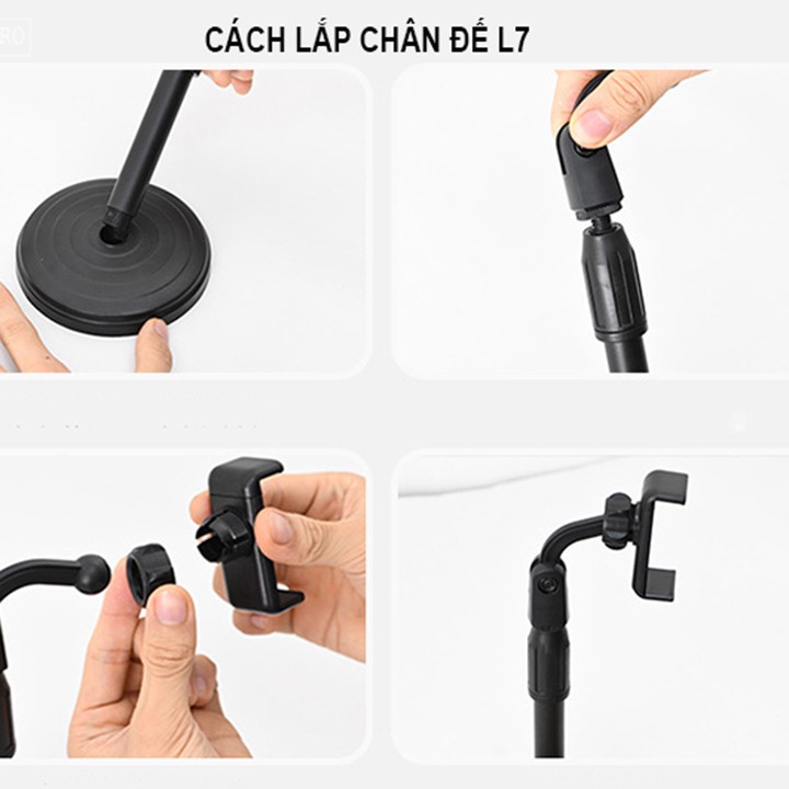 Giá Đỡ Điện Thoại livestream xem video Ổn Định Xoay 360 Độ dùng để Quay Phim Ghi Hình Đa Dụng Educase | BigBuy360 - bigbuy360.vn