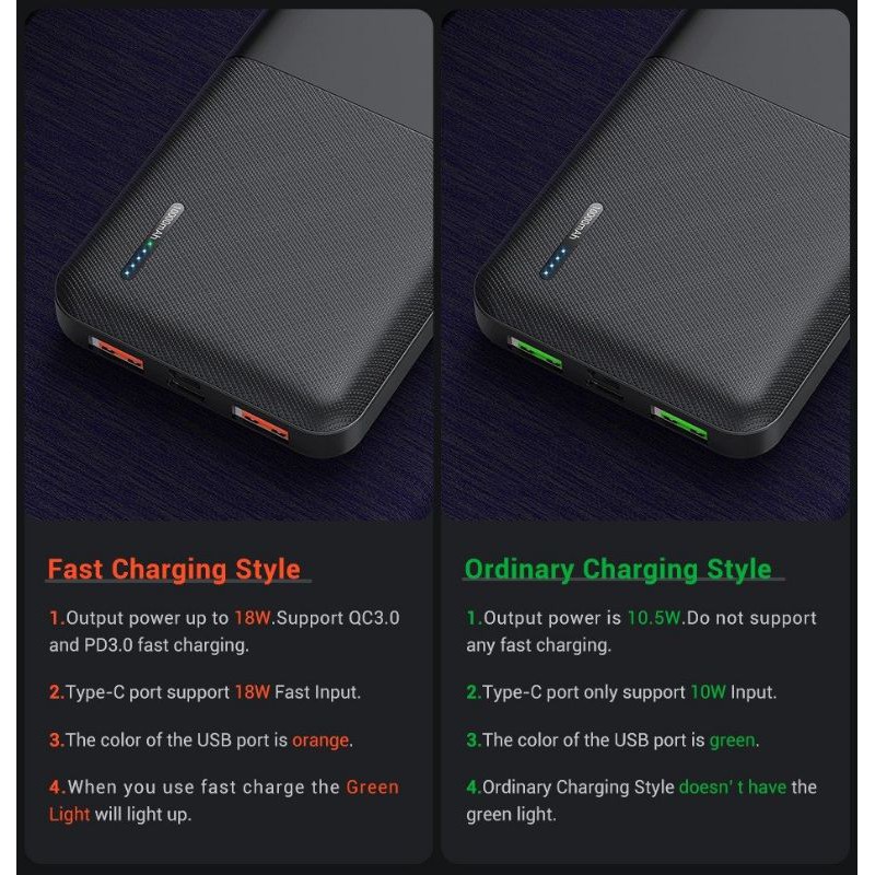 Sạc Dự Phòng TOPK I2009 sạc10W dung lượng 20000mAh Cổng USB Kép Cho Xiaomi Samsung iPhone BH chính hãng 12 tháng 1 đổi 1