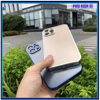 Ốp lưng iphone bảo vệ camera lưng mờ iphone 11 đến ip12 pro max