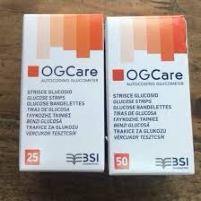Que thử đường huyết OG CARE hộp 50 que