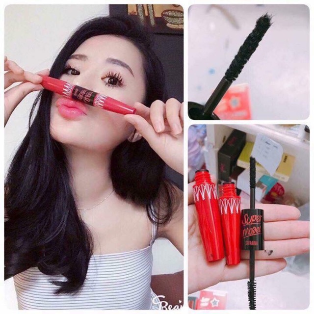 Mascara Hai Đầu Sivanna Super Model 5X Long