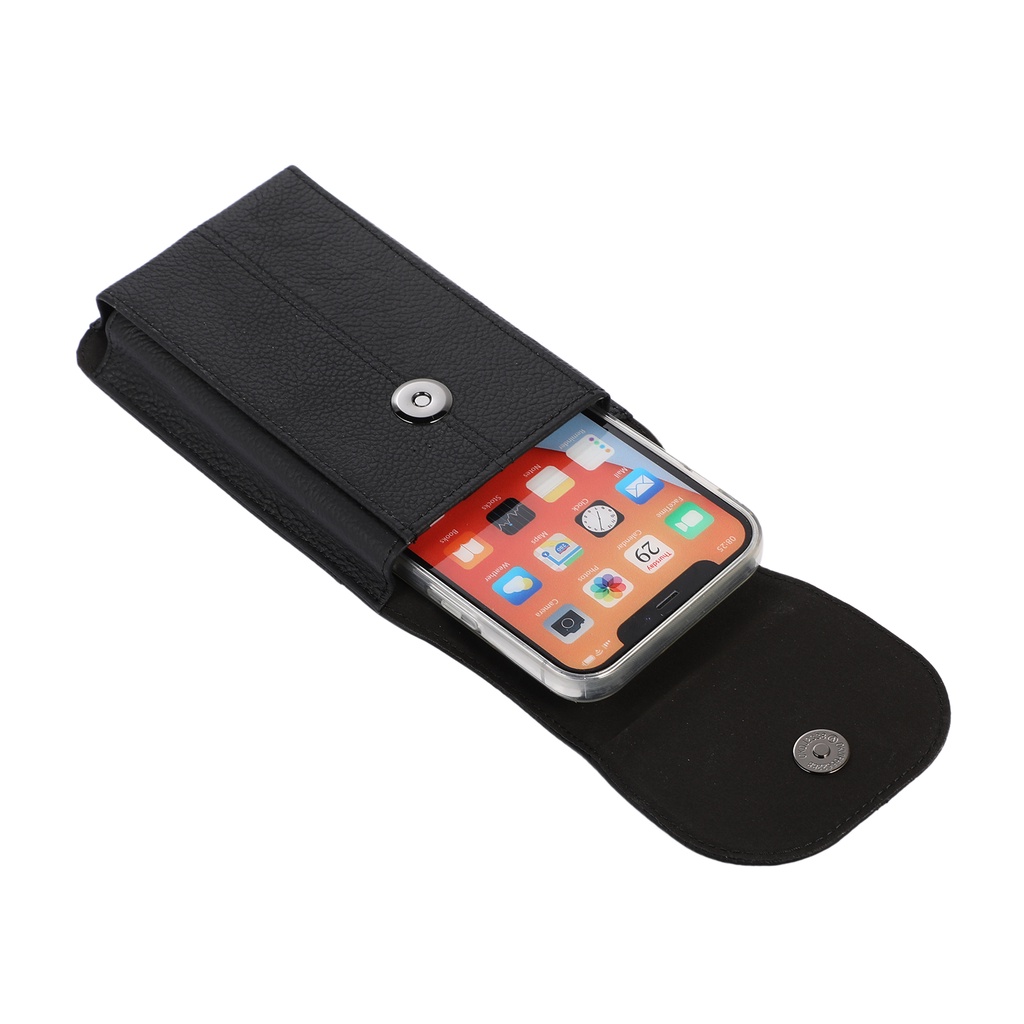 Túi Đeo Hông Bằng Da Bò 6.1 &quot;6.7&quot; 7.2 &quot;Cho Samsung Z Fold3 13 Pro Max