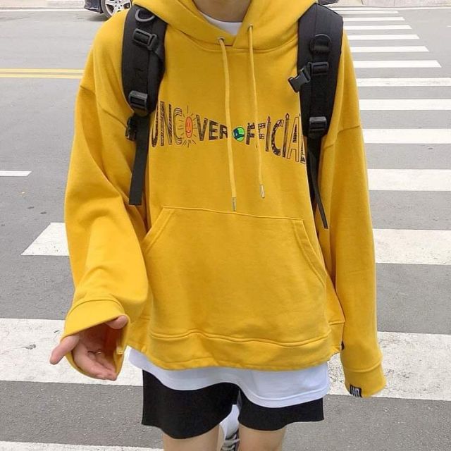 Áo hoodie Uncover vàng