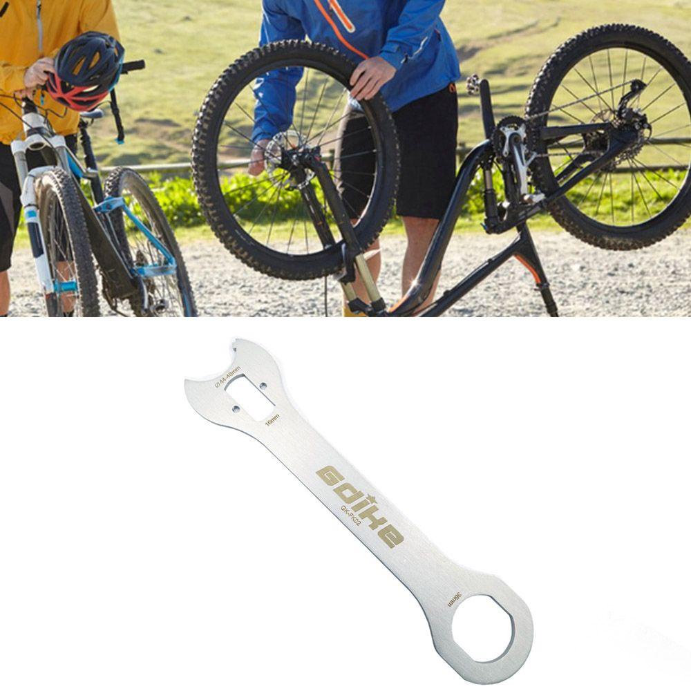 Cờ Lê Trục Đỏ Đen Bằng Hợp Kim Nhôm Chuyên Dụng Cho Xe Đạp Leo Núi