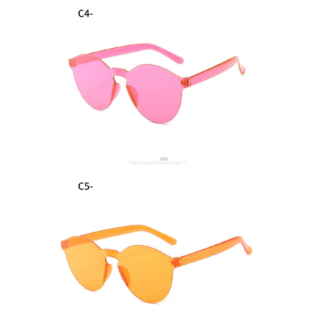 Kính râm trong suốt không gọng thời trang cho nam và nữ