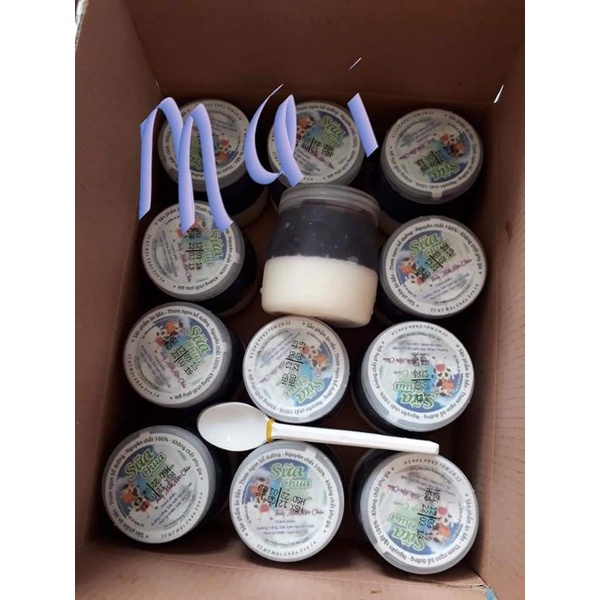 SỮA CHUA NẾP CẨM TRULYMILK MỘC CHÂU THÙNG 12 HŨ