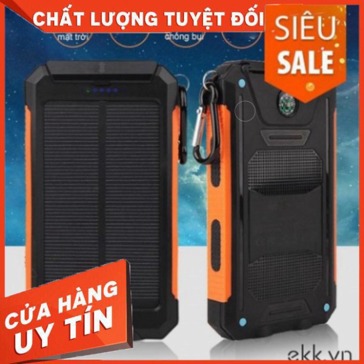 CHÍNH HÃNG GIÁ TỐT Sạc dự phòng năng lượng mặt trời 20000mAh SẢN PHẨM BÁN CHẠY NHẤT