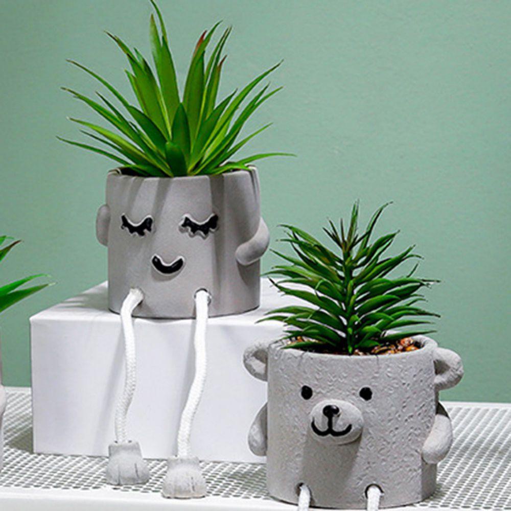 WATTLE Chậu Cây Bonsai Mini Có Chân Treo Trang Trí Sân Vườn