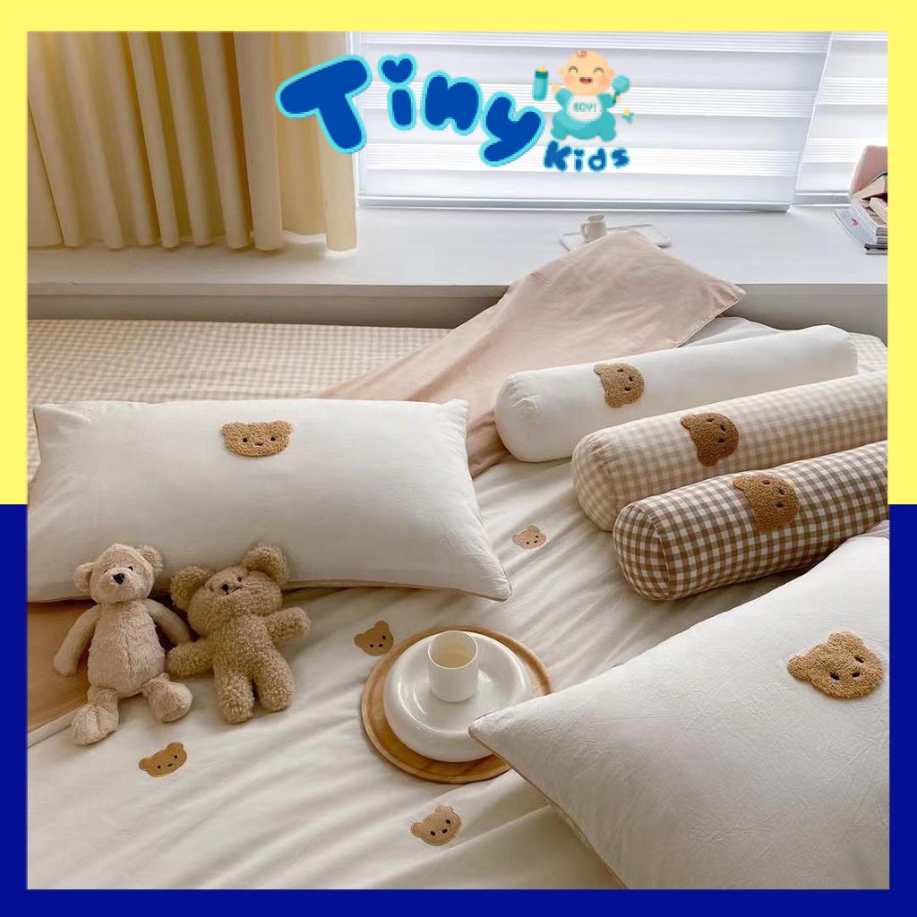 Bộ Chăn Ga Gấu BEAR CAO CẤP Cotton Hữu Cơ 100% - Tiny Kids