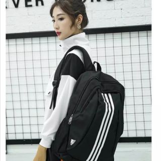 The Adidas sports backpack has a handy drawstring design