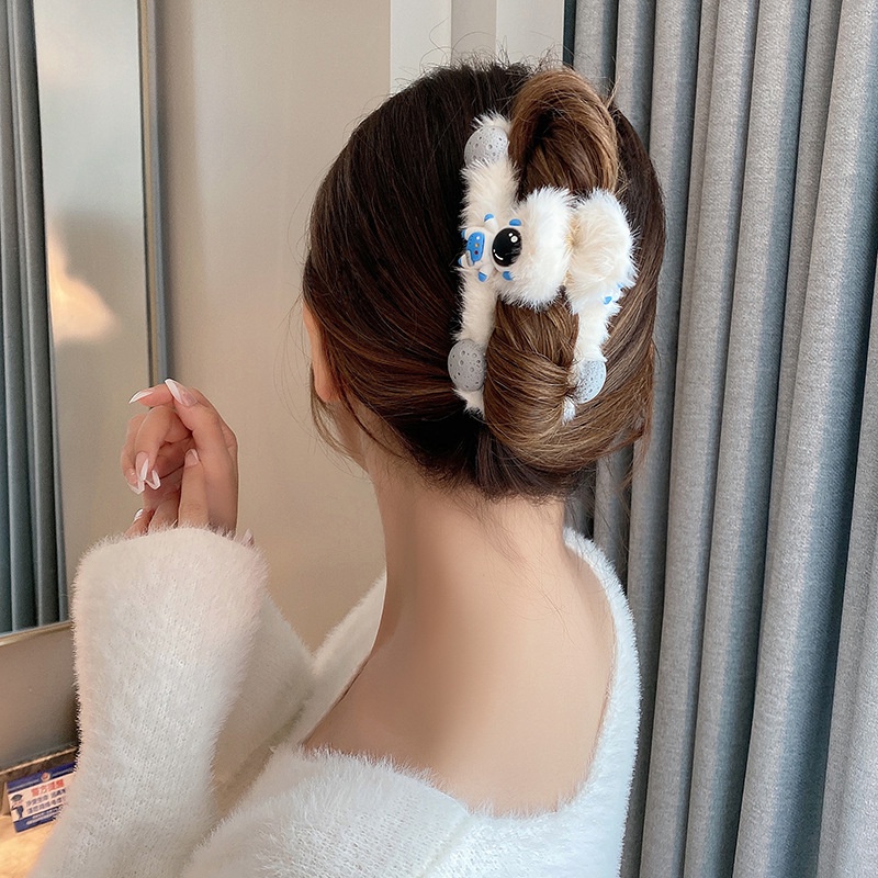 Dễ Thương Kẹp Tóc Hình Cá Mập Nhồi Bông Đáng Yêu