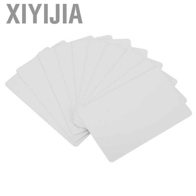 Xiyijia 10Pcs NFC Contactless Smart White Card Tag S50 IC 13.56MHz RFID Readable Access | BigBuy360 - bigbuy360.vn
