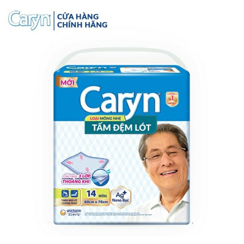 Combo sỉ  8 gói tấm đệm lót Caryn 14 miếng