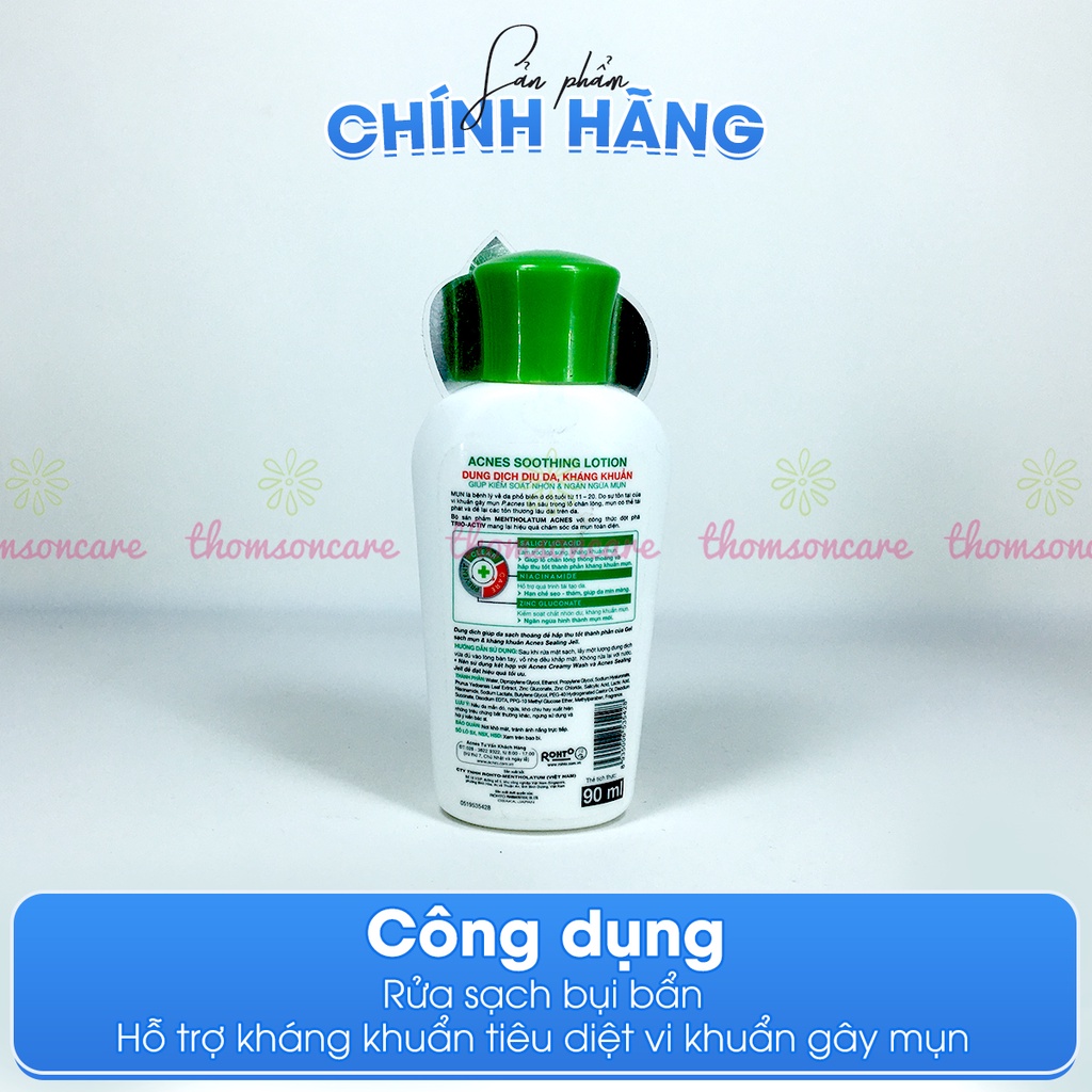 Dung dịch dịu da Acnes - kiểm soát nhờn, ngừa mụn - Nước hoa hồng Acnes toner dưỡng ẩm