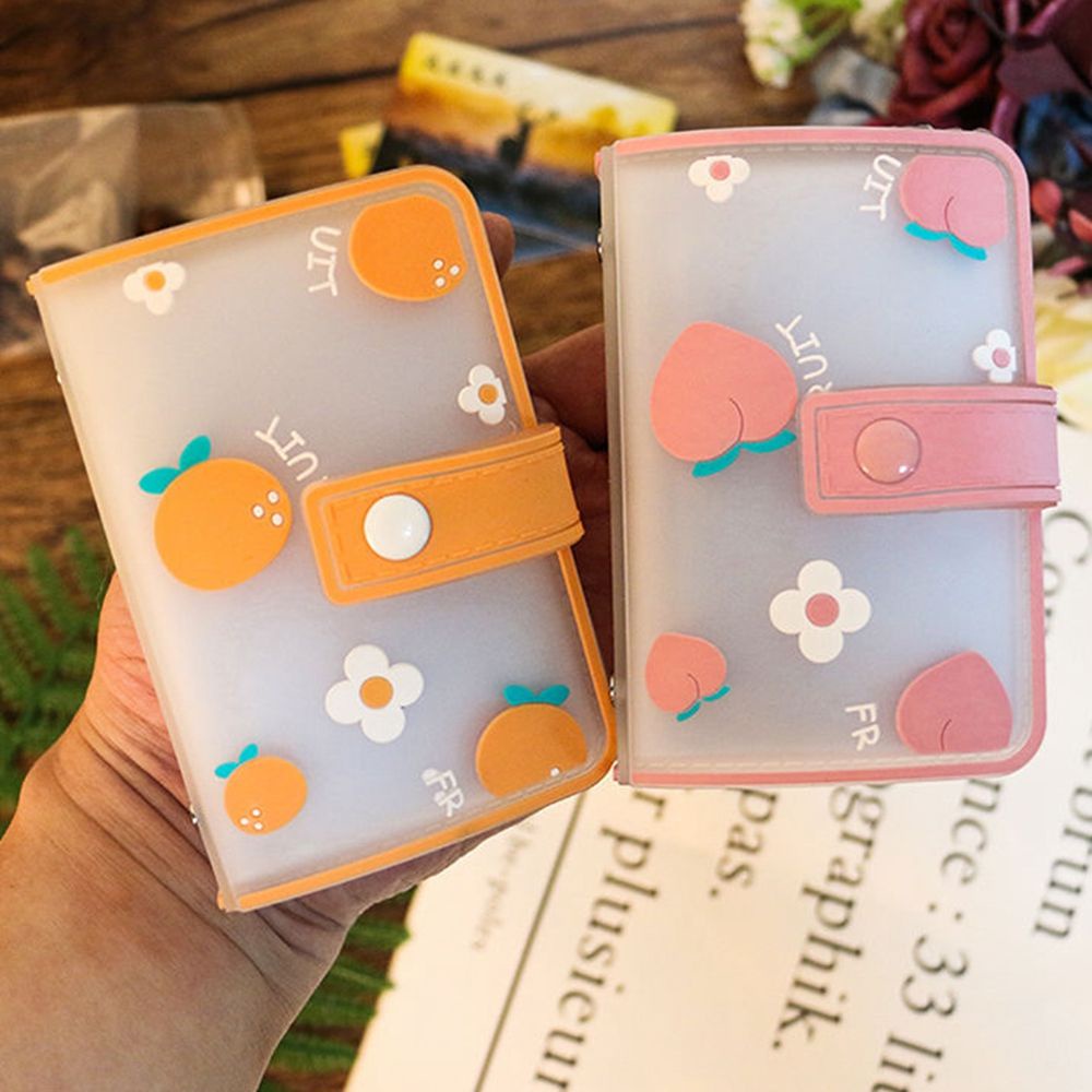 OCEANMAP Cute Card Bag Portable Credit Card Box Cartoon Card Holder Passport Card Bag Multi-Card Holders Coin Purse Men Large Capacity Simple Credit Card Pocket/Multicolor