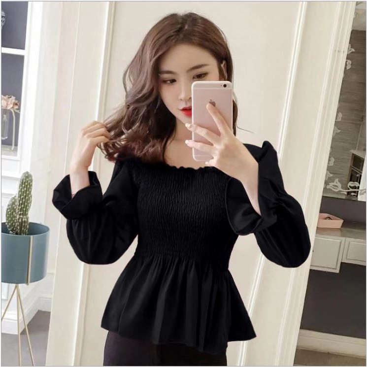 Áo kiểu nữ vải bèo cổ tay xòe dễ thương-nhiều màu | BigBuy360 - bigbuy360.vn