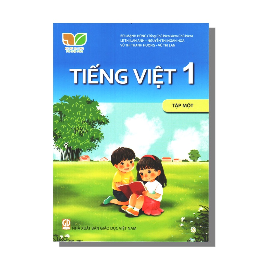 Sách Tiếng việt 1 tập 1 (KN) và 2 tập giấy kiểm tra cấp 1