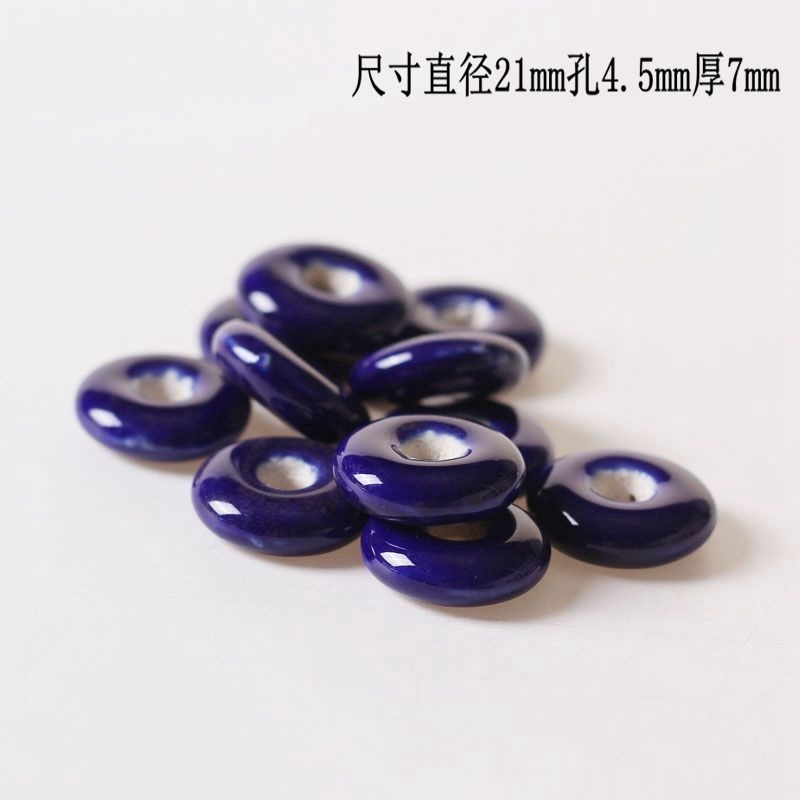 Set 10 Hạt Sứ Tròn 21mm Dùng Làm Trang Sức Thủ Công