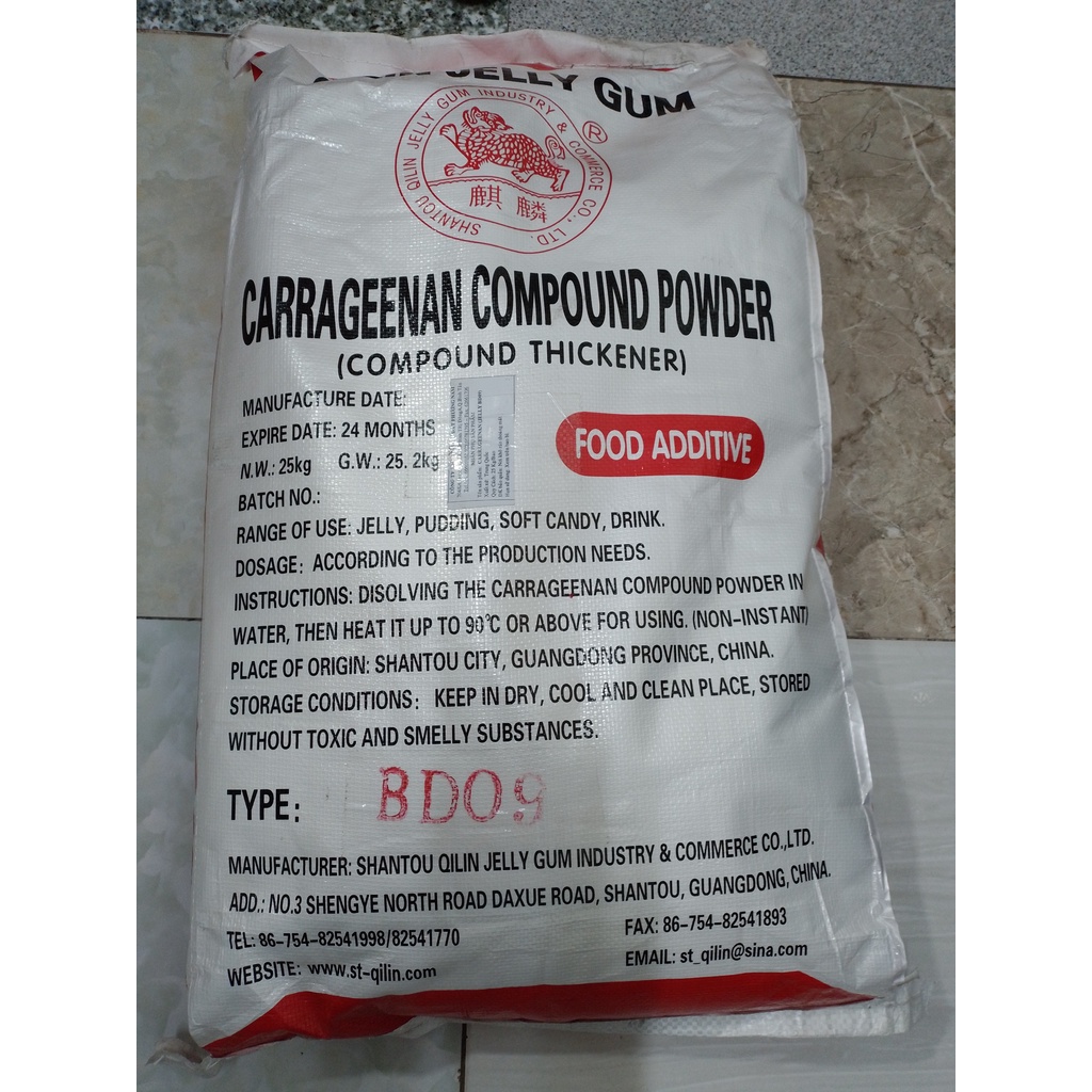 Carrageenan-Jelly Powder BD09_Gói 1Kg  Giá tốt