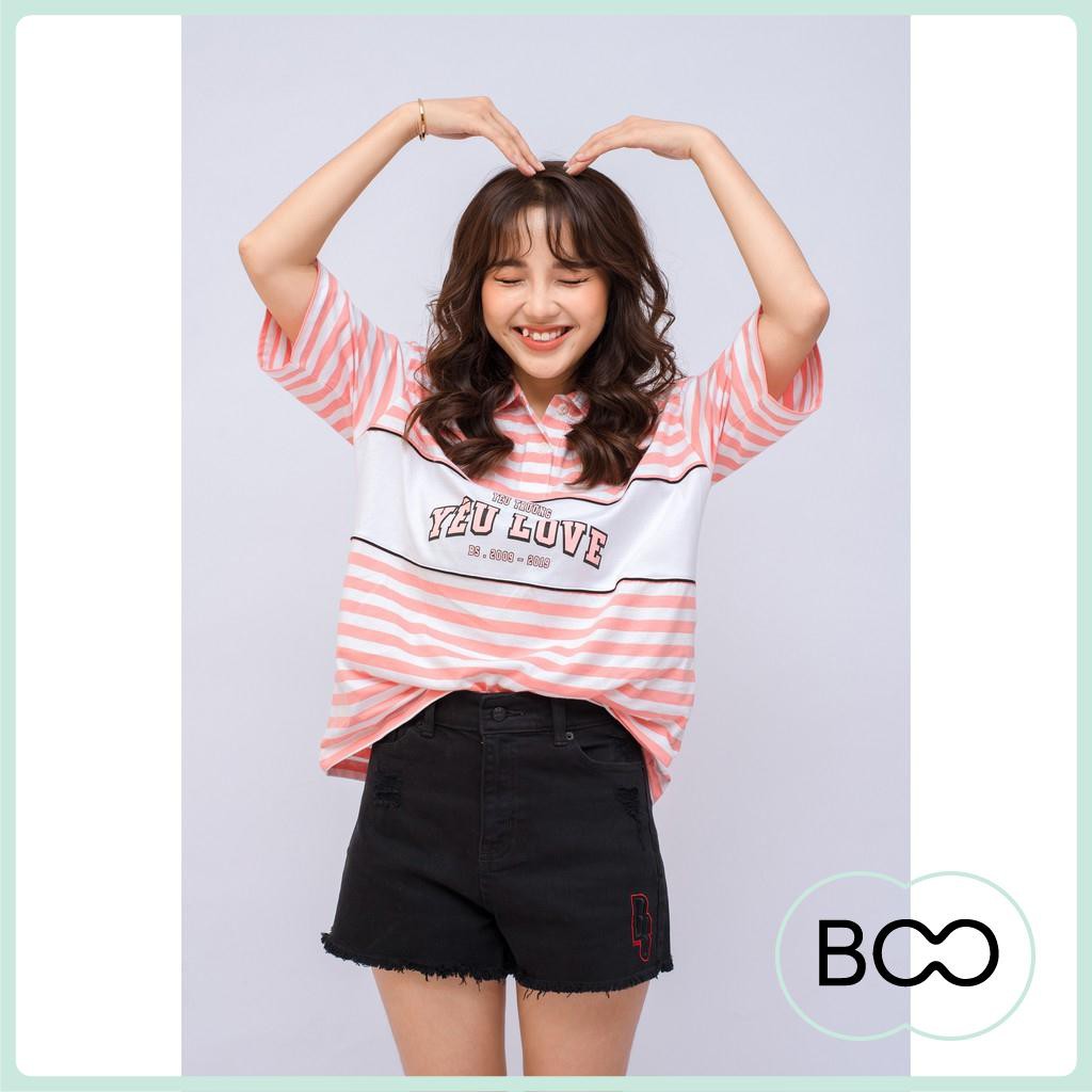Áo Polo Fe Stu Loose Yêu Love Boo | BigBuy360 - bigbuy360.vn