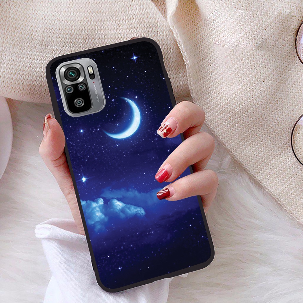 Ốp lưng Xiaomi Redmi 10 - Redmi Note 10 4G / 5G - Redmi Note 10 Pro - Redmi Note 10s  mặt kính bóng cực sang trọng.