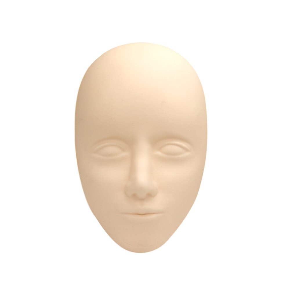 5D Khuôn mặt đào tạo hình xăm đầu Silicone thực hành trang điểm vĩnh viễn lông mày môi xăm hình mặt búp bê Mannequin