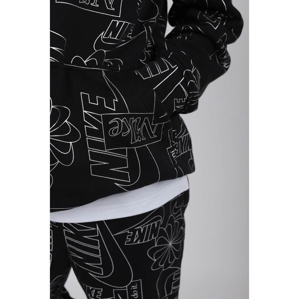 Bộ Áo Hoodie + Quần Nỉ Bông In Kim Tuyến - Trend 2022