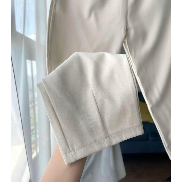 Quần baggy vải cạp chun túi sau
