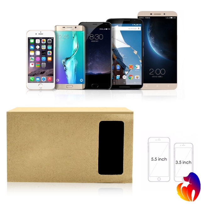 Blackhole Kính thực tế ảo bằng giấy bìa cứng chuyên dụng xem phim 3D cho iPhone 5 6 7