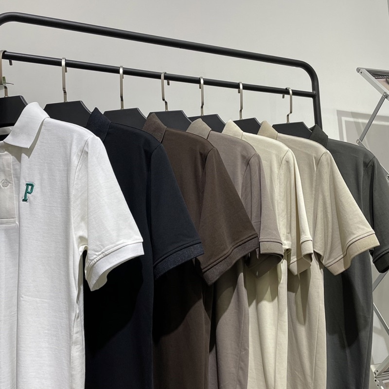 Áo Polo P05 Peaceout Studios Trơn Nhiều Màu Thêu Chữ P