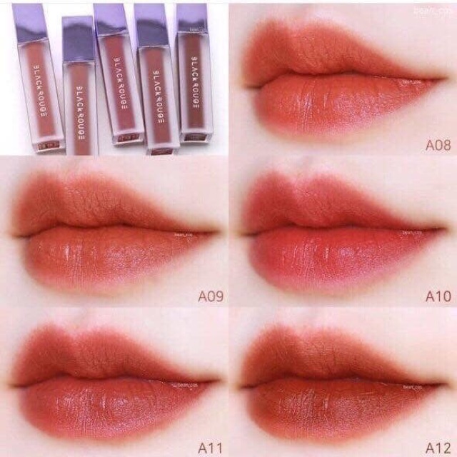 Son Kem Lì Black Rouge Air Fit Velvet Tint - version 1 và 2 A01 - A12 | BigBuy360 - bigbuy360.vn