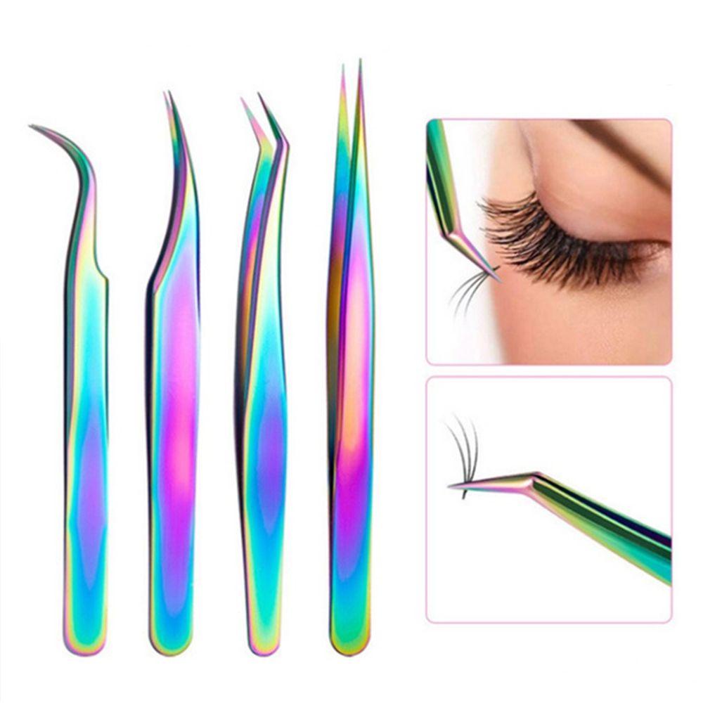 Nhíp Tỉa Lông Mi / Lông Mày Bằng Thép Không Gỉ Độ Chính Xác Cao