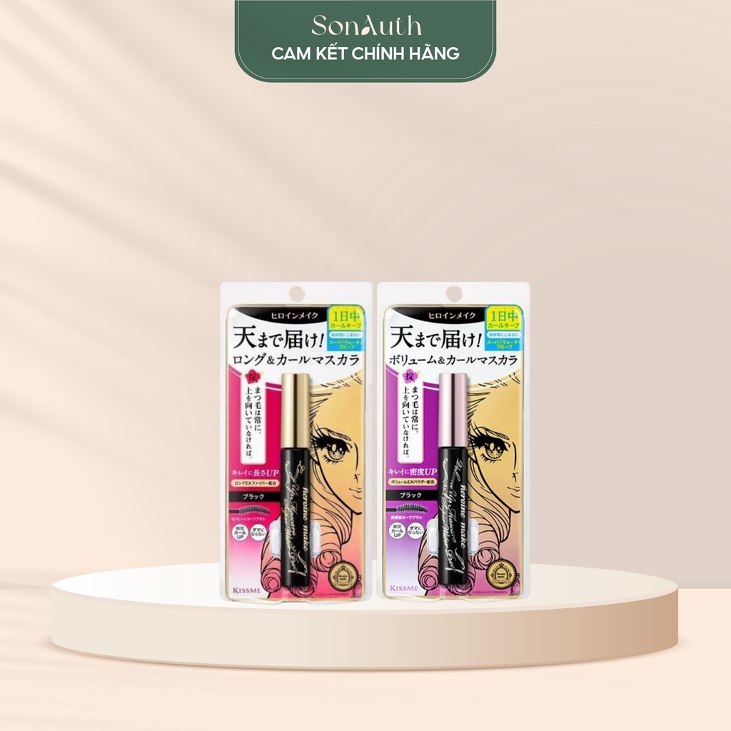 Chuốt mi KissMe Herone Make Super Water Proof Mascara
